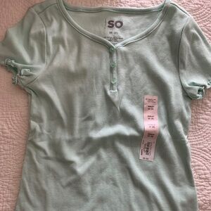 NWT girls Henley top